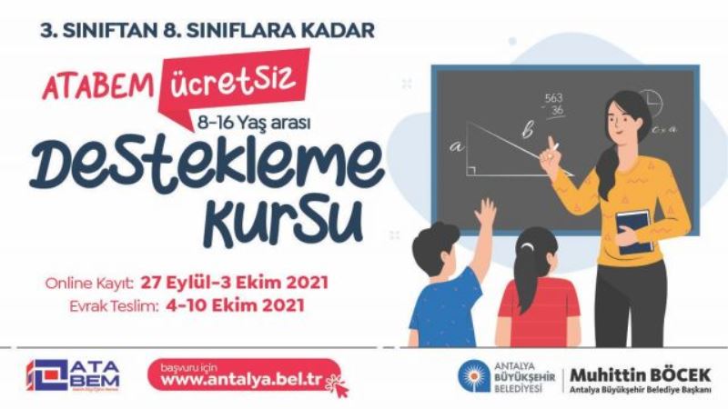 ATABEM kayıtları başlıyor 