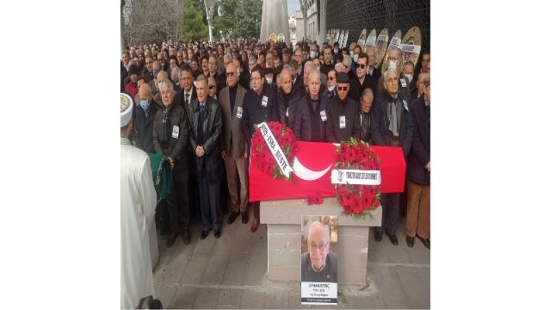 GAZETECİ ORHAN ERİNÇ SON YOLCULUĞUNA UĞURLANDI